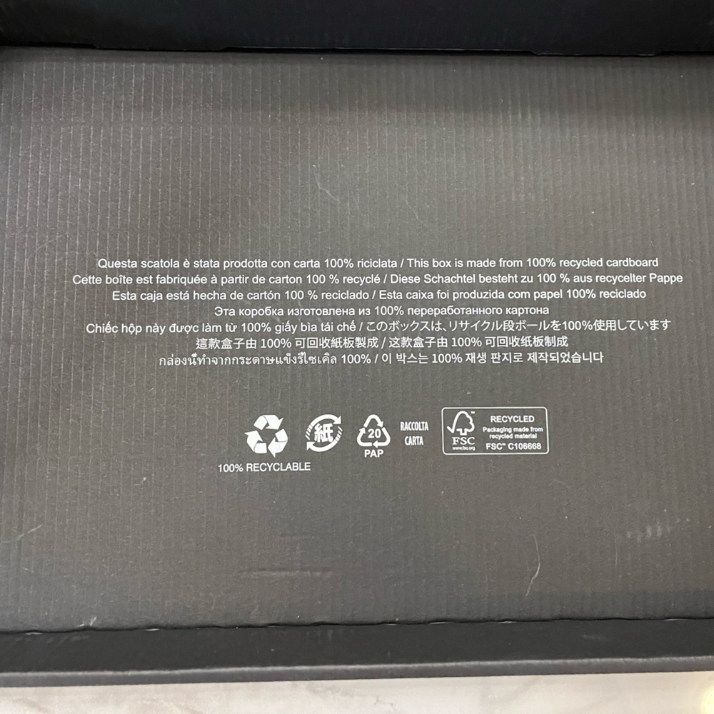 Authentic Prada Black & White Milano Logo Gift Box - Picture 6 of 11